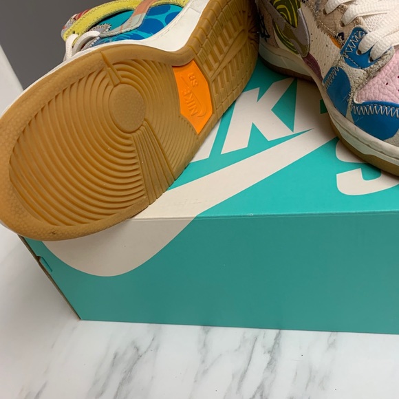 Nike SB Dunk High Thomas Campbell What The Dunk - Picture 3 of 9
